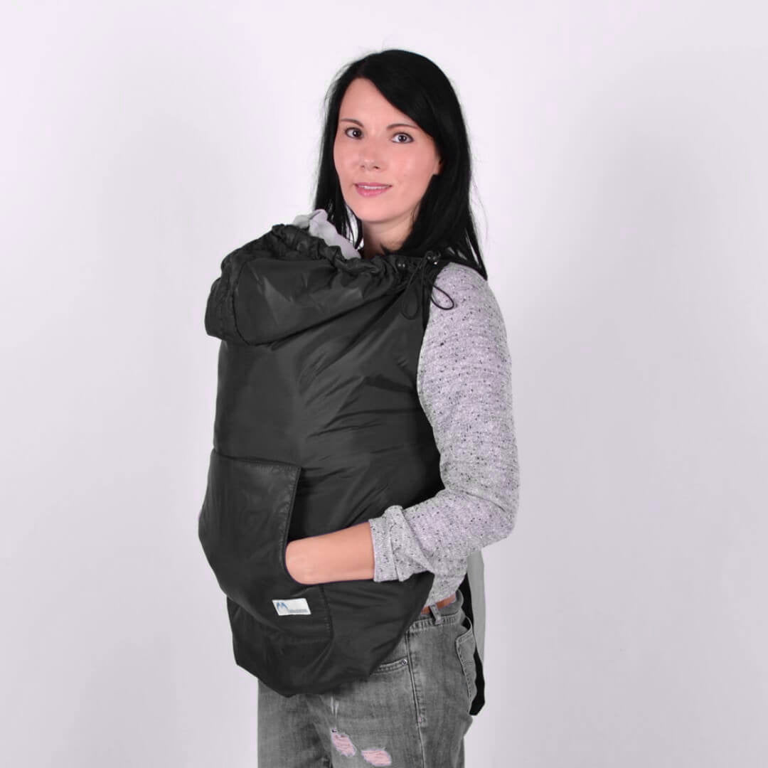 2 in 1 babywearing coat extender, toddler carrier cover, baby wrap cover.