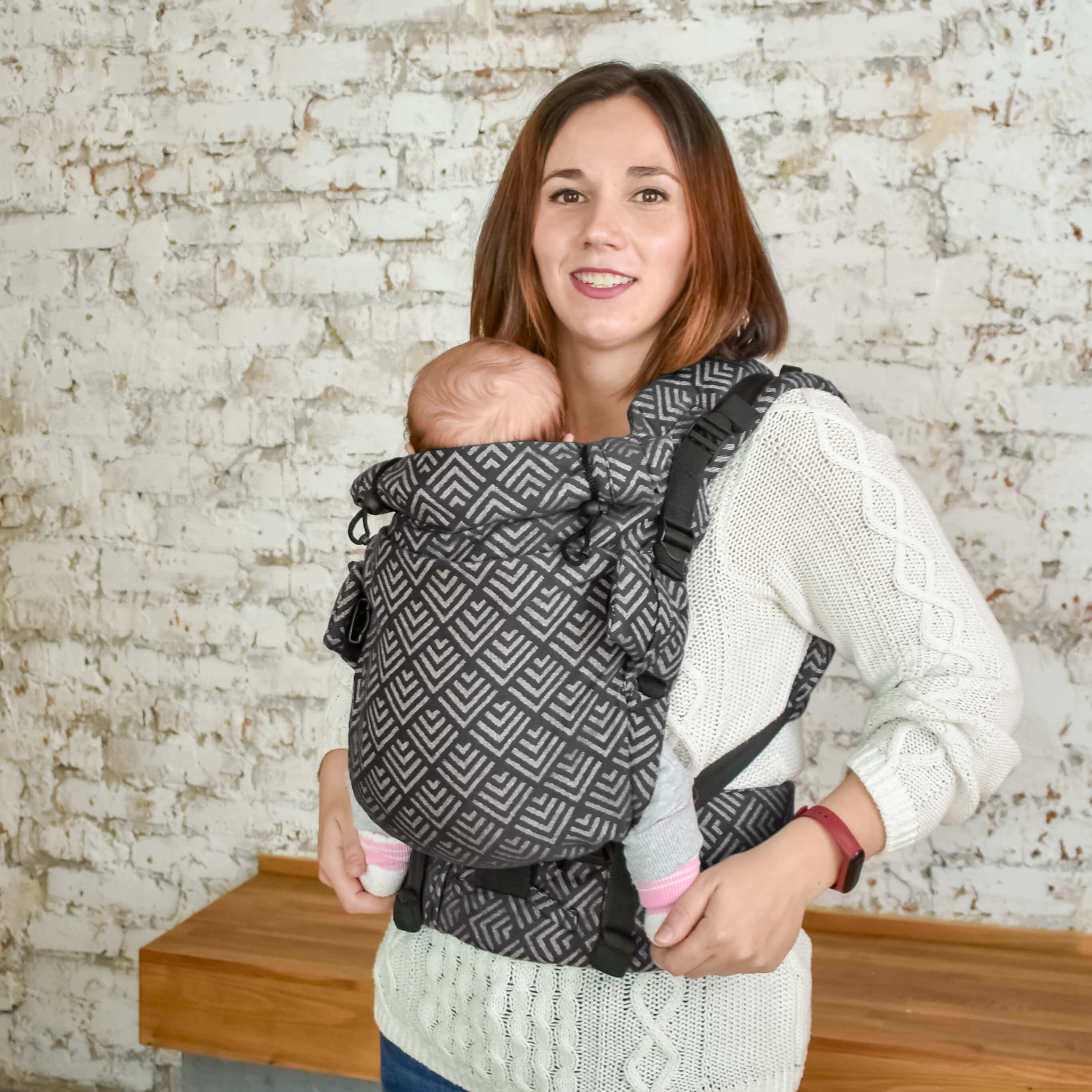 Cotton Baby Carrier – Ergonomic Carrier | Newborn to Toddler