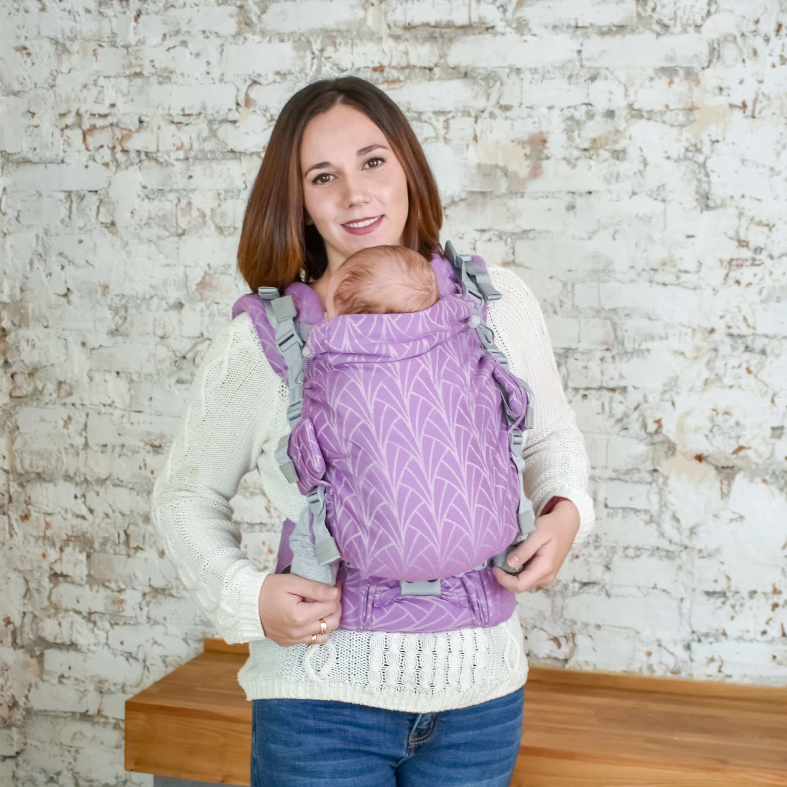 Cotton Baby Carrier – Ergonomic Carrier | Newborn to Toddler