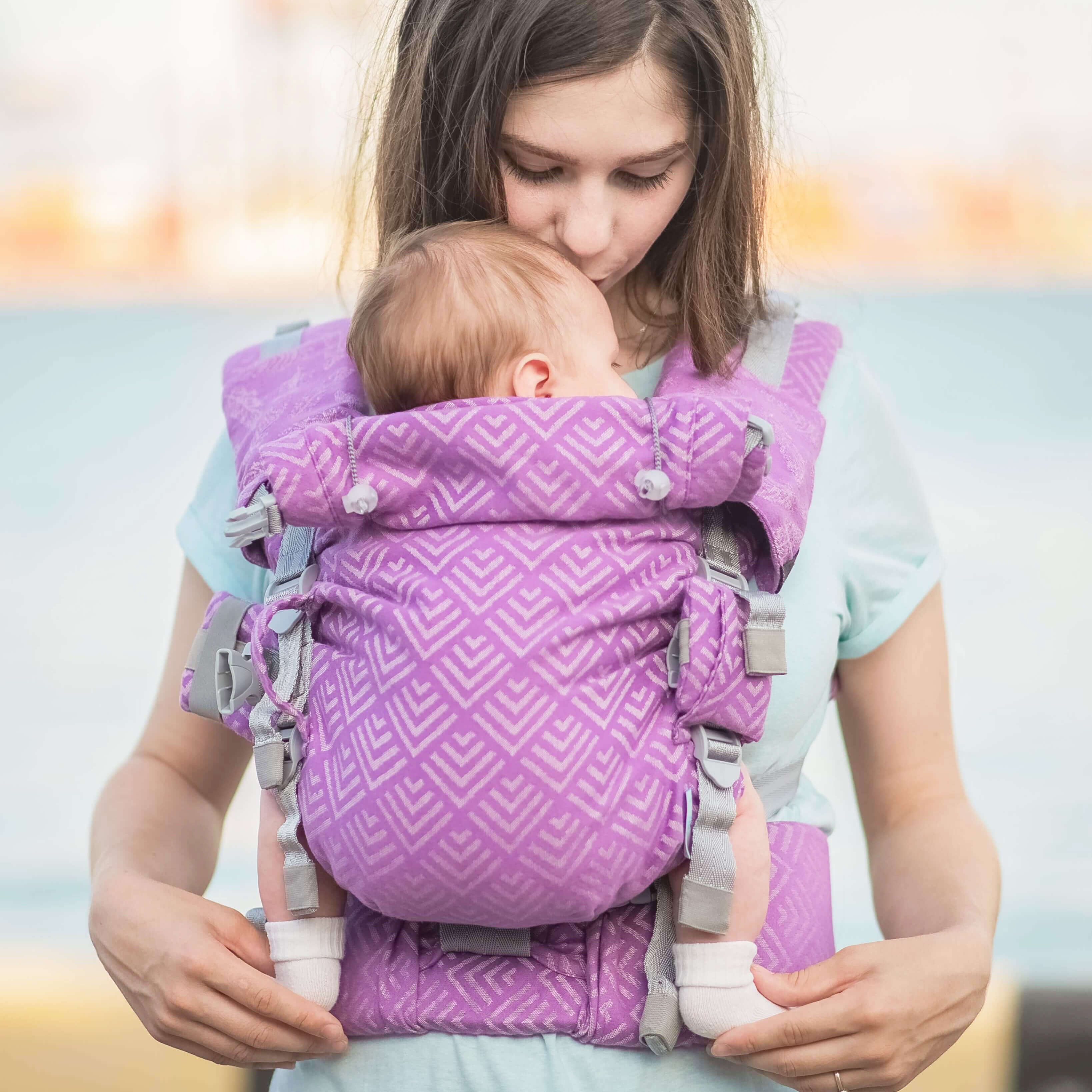 Cotton Baby Carrier – Ergonomic Carrier | Newborn to Toddler