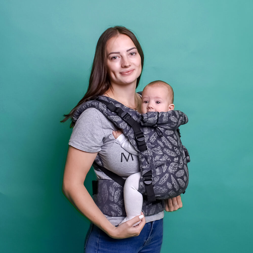 Cotton Baby Carrier – Ergonomic Carrier | Newborn to Toddler