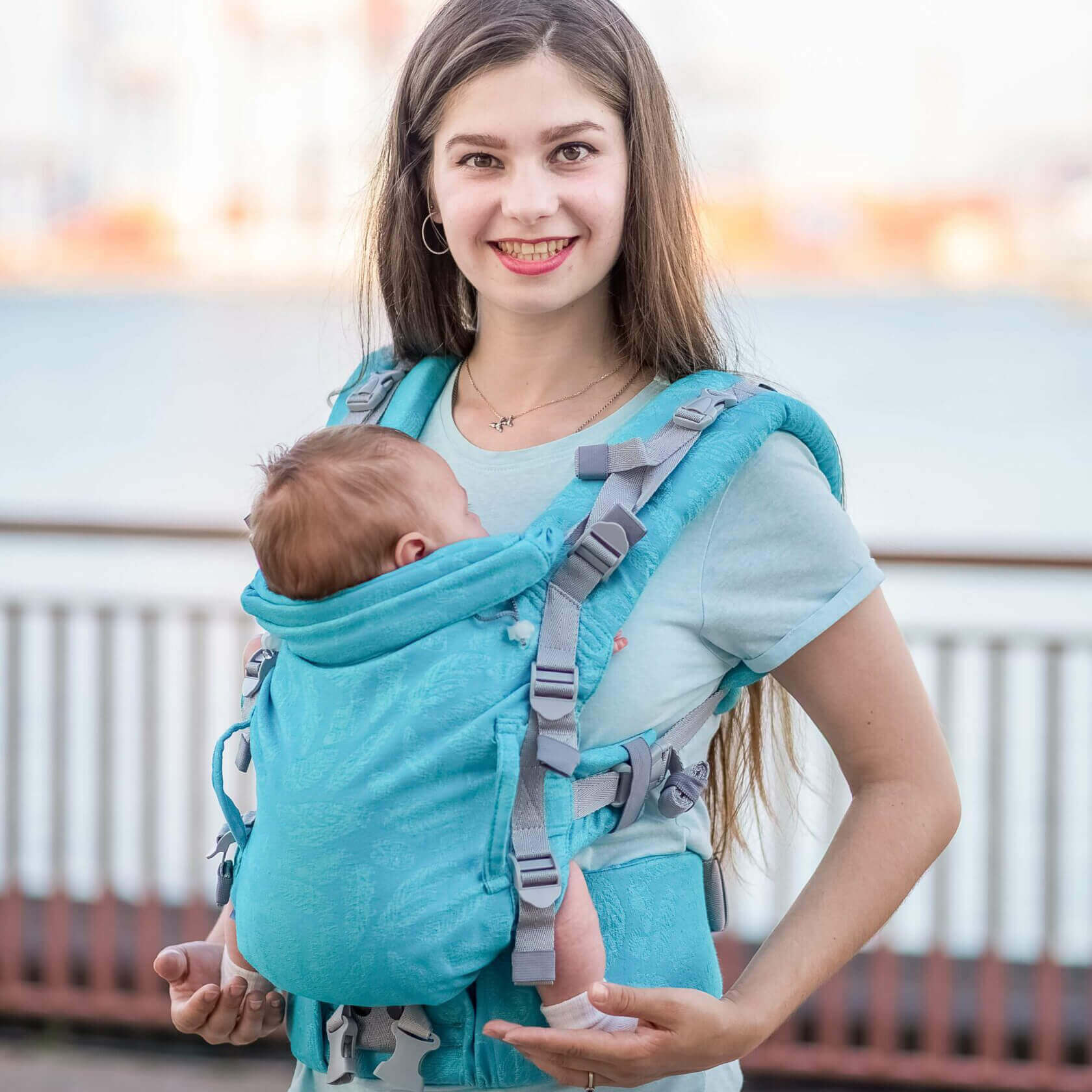 Cotton Baby Carrier – Ergonomic Carrier | Newborn to Toddler