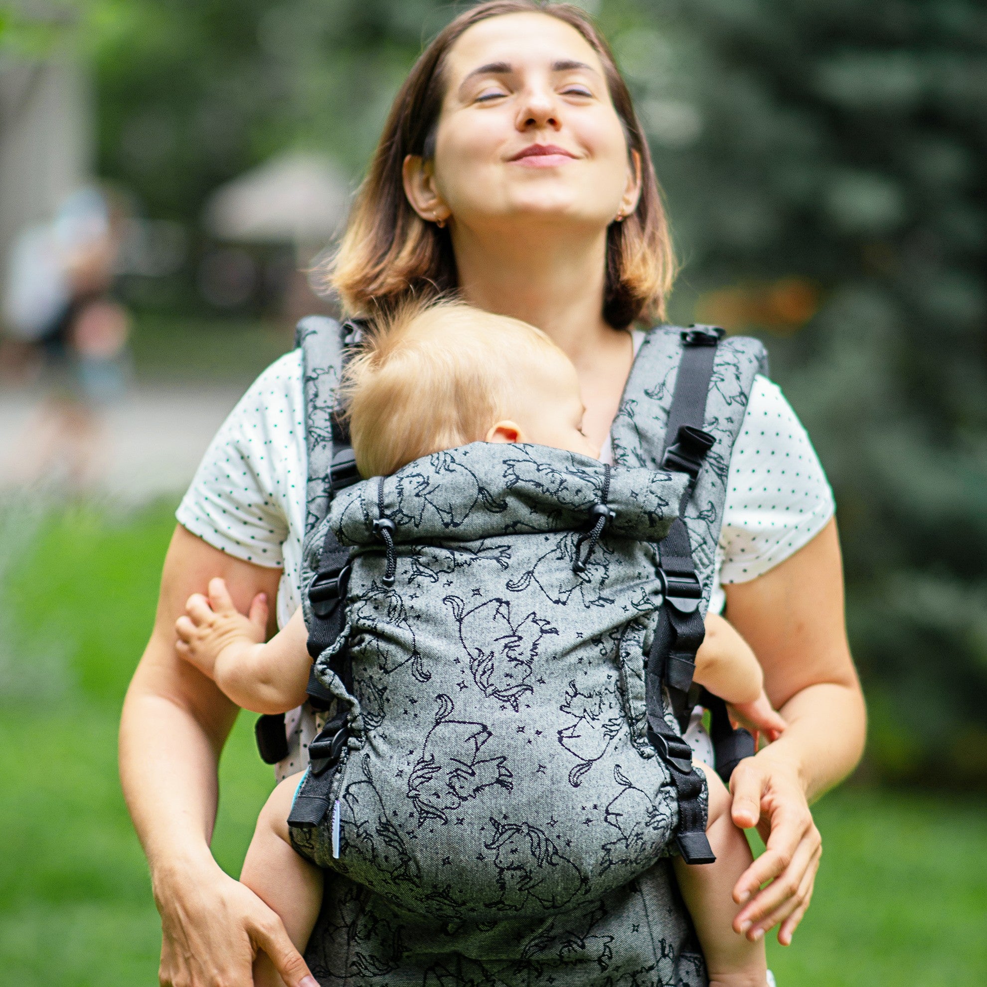 Cotton Baby Carrier – Ergonomic Carrier | Newborn to Toddler