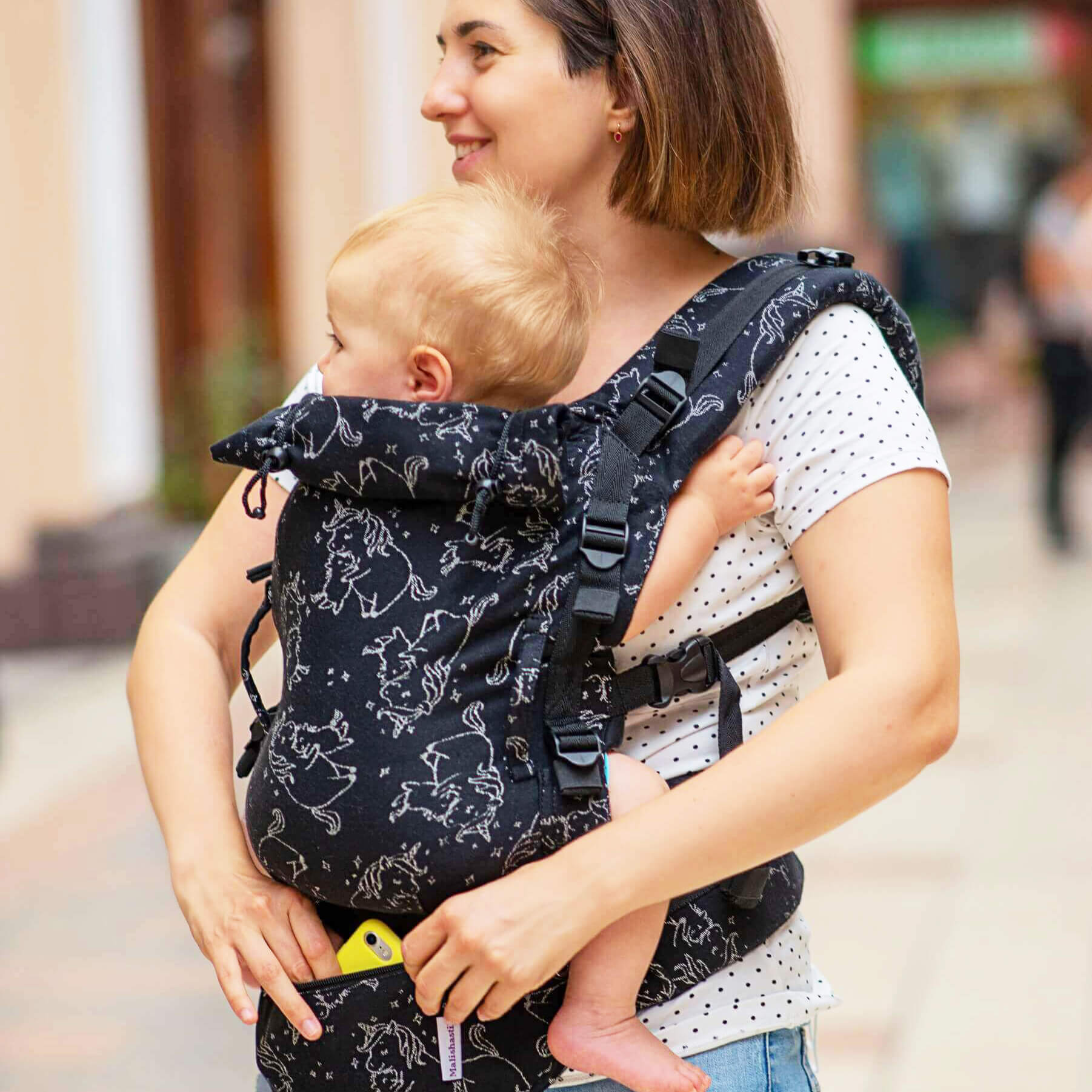 Cotton Baby Carrier – Ergonomic Carrier | Newborn to Toddler