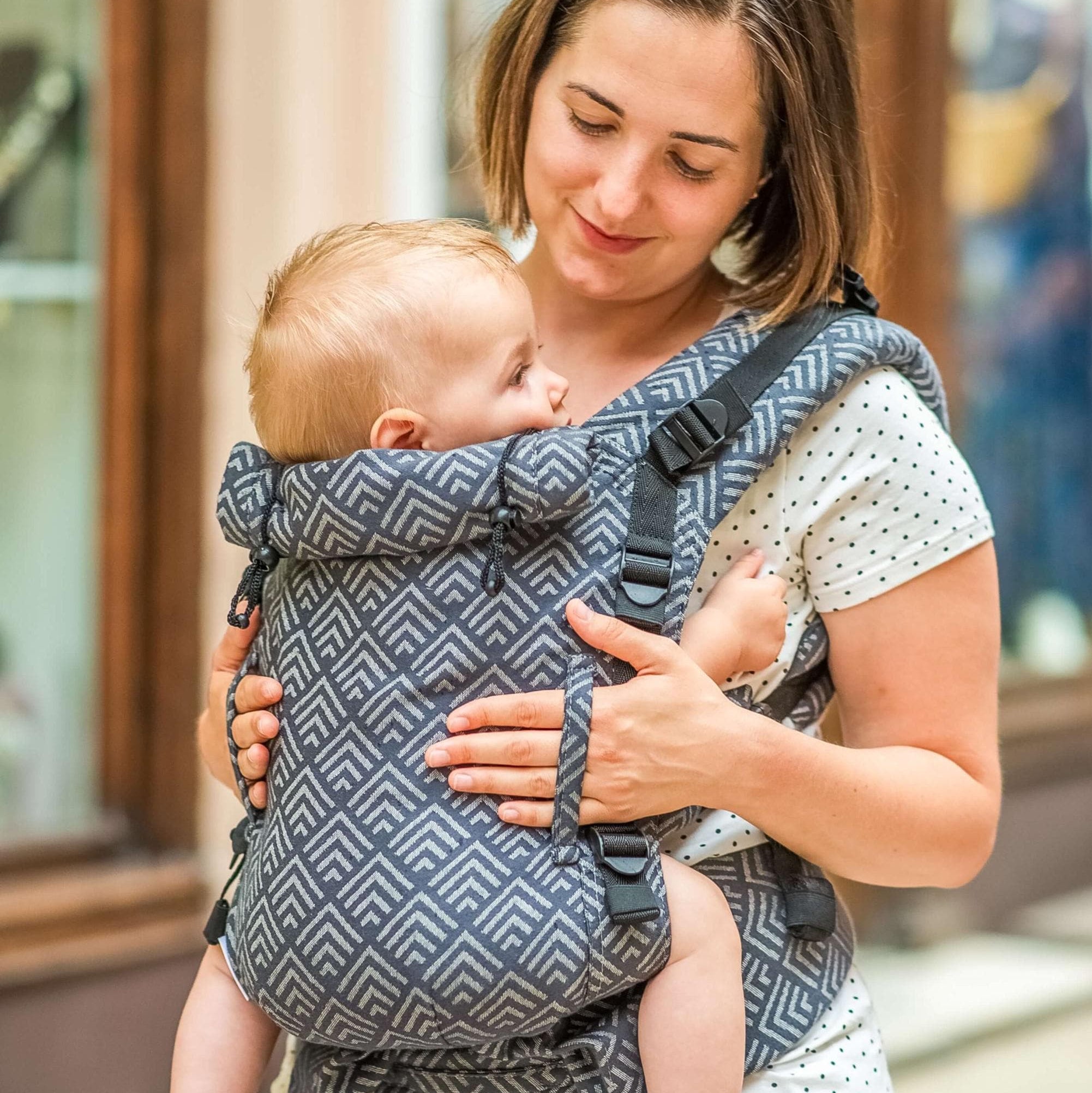Cotton Baby Carrier – Ergonomic Carrier | Newborn to Toddler