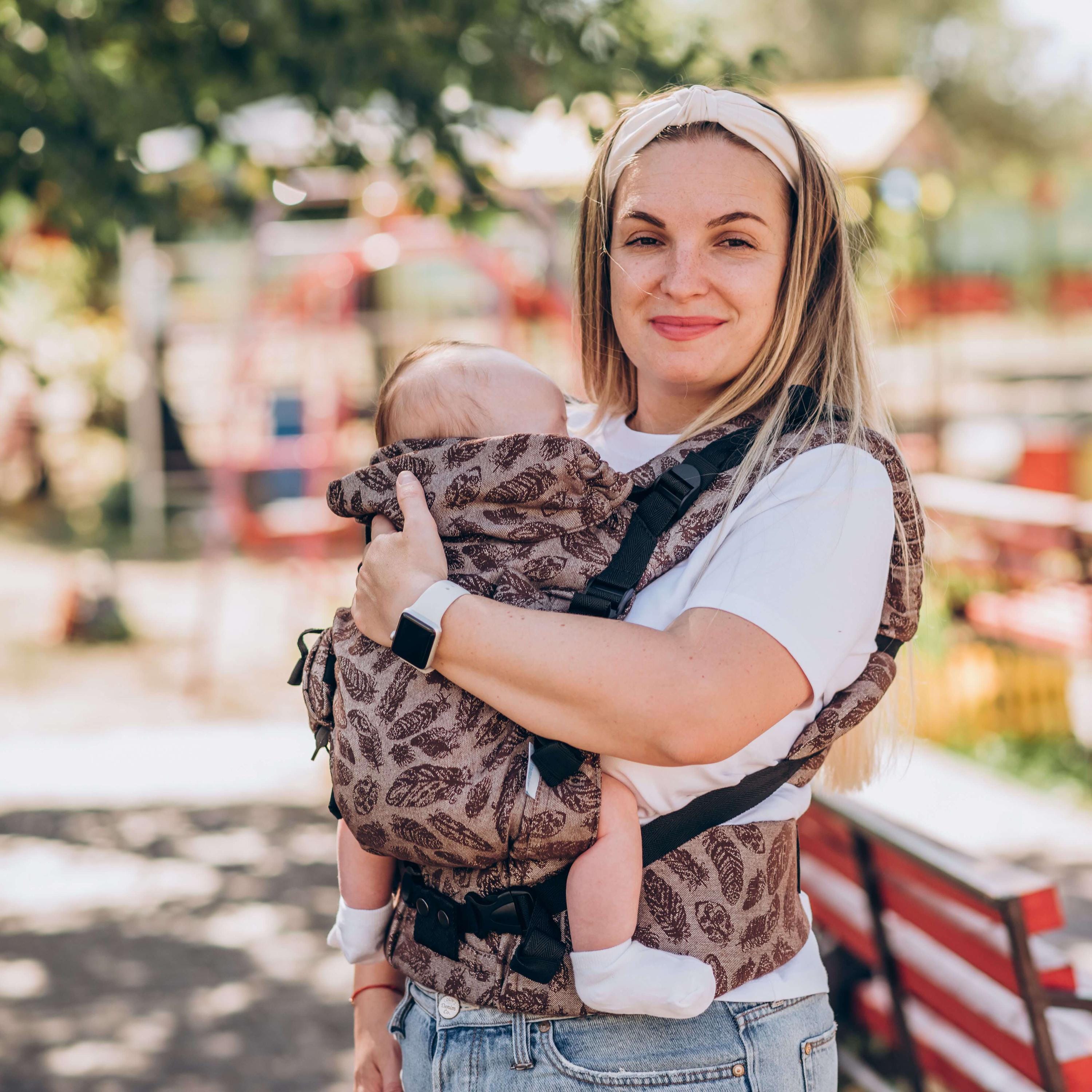 Cotton Baby Carrier – Ergonomic Carrier | Newborn to Toddler