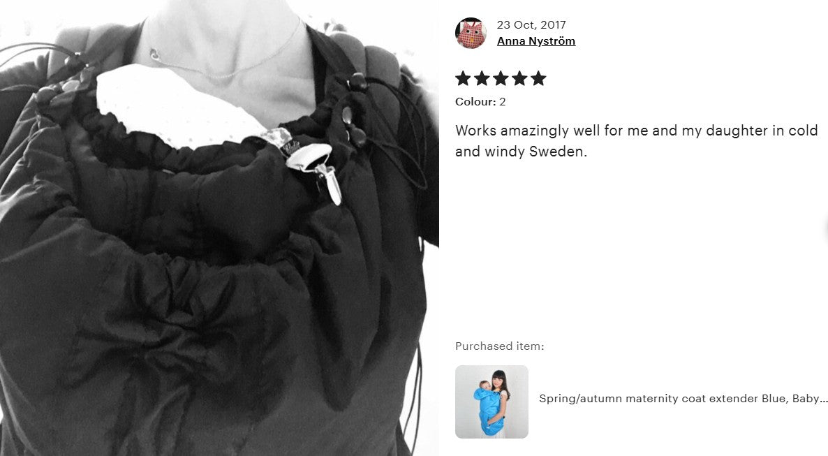 2 in 1 babywearing coat extender, toddler carrier cover, baby wrap cover.