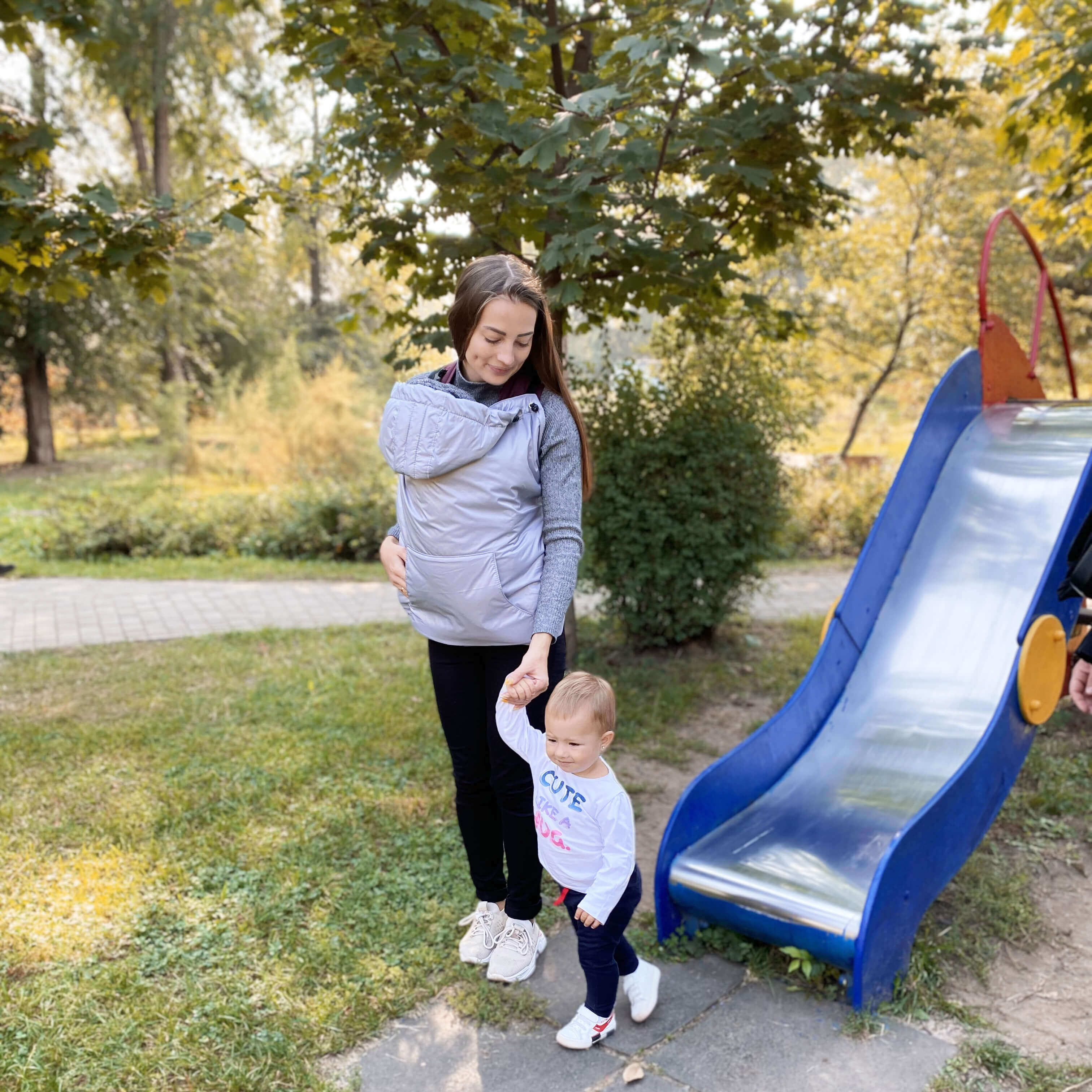 2 in 1 babywearing coat extender, toddler carrier cover, baby wrap cover.