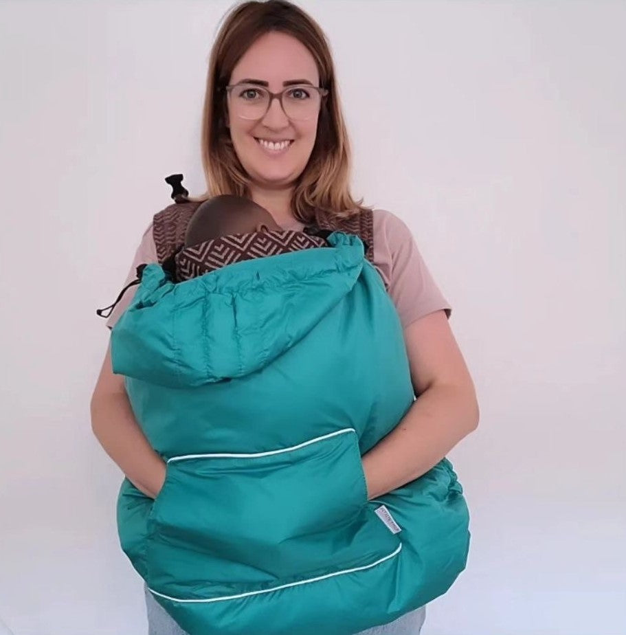 2 in 1 babywearing coat extender, toddler carrier cover, baby wrap cover.
